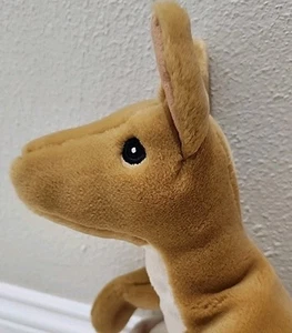 Peluche grande Ikia Kangaroo sin bebé en bolsa marioneta 25 pulgadas - Imagen 1 de 6