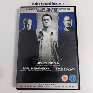 Wrestling Superstars Collection 4 Movie Set DVD John Cena The Rock Mr Kennedy - Picture 1 of 8
