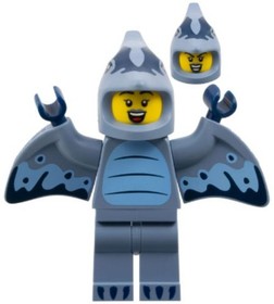 Lego Pterodactyl Costume Fan, Series 27 Minifigure Only (col454)