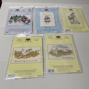 New, Lot of 5 Different Bothy Threads Wendell Design Cross Stitch Kits - Picture 1 of 7