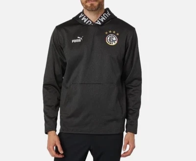 Puma Alemania Ftblcore Polar Sudadera con Capucha Gris Oscuro 770093-01 Para Hombres Talla XL Foto 1 de 4