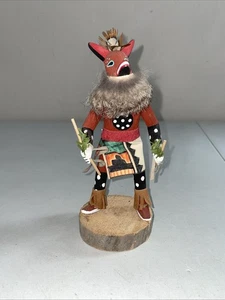 Southwest Native American 7.5" Hopi Kachina Fox Doll - Signed J. Begay - Picture 1 of 7