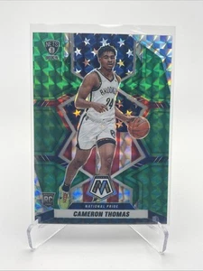 2021-22 Panini Mosaic Green CAMERON THOMAS #255 National Pride Brooklyn Nets - Picture 1 of 2