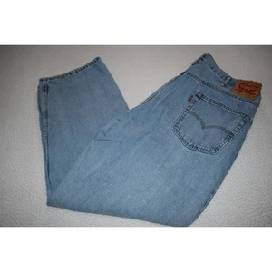 Pantalones de mezclilla Levis 550 para hombre talla 42 x 30 rectos calce relajado algodón azul - Imagen 1 de 8