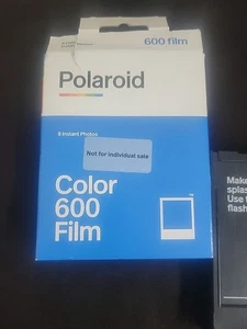 2 Polaroid Originals 600 Color Film - White, Openboxes - Picture 1 of 3