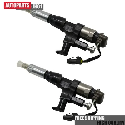 2Pcs Diesel Injector For Hino 268 7.7L 2005 2006 2007 2008 2009 2010 2011-2017 Foto 1 de 4
