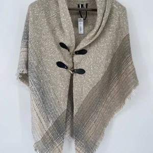 Kohl's Elegante Mantello Beige e Grigio - Foto 1 di 5