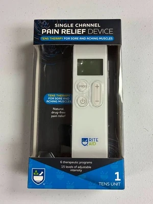 Rite Aid Single Channel Pain Relief Device TENS Therapy Muscle & Joint Pain - Image 1 of 3