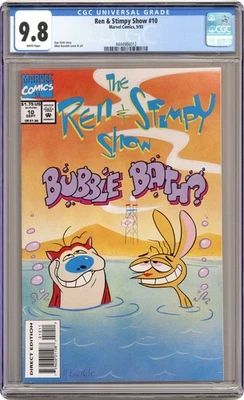 Ren and Stimpy Show #10 CGC 9.8 1993 4444986012 - Image 1 of 2