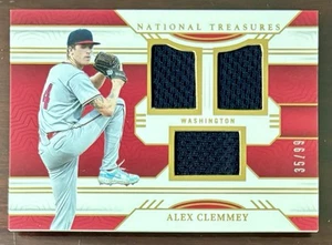 Alex Clemmey /99 TRIPLE RELIC 2024 Panini National Treasures #48 Nationals - Picture 1 of 1