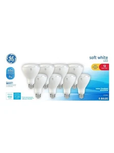 GE LED BR30 Soft White Indoor Floodlight Bulb (8 Pack) - Energy Star Certified - Picture 1 of 2