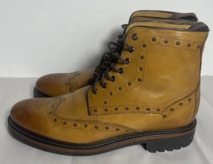 Oliver Sweeney Selby Leder Brogue Stiefel Herren Größe 9,5 hellbraun Goodyear Welt " - Bild 1 von 10