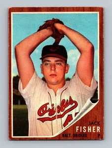 1962 Topps #203 Jack Fisher GD-VG Vintage Baseball Card - Picture 1 of 2