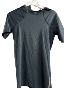 Camisa de apoyo de manga corta negra cobre Tommie talla pequeña para hombre - Imagen 1 de 8