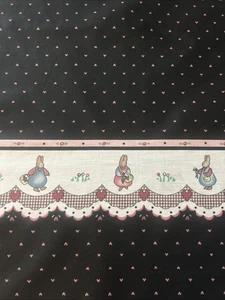 Daisy Kingdom Inc. Honey Bunny Collection Border Print 45” Wide By The Yard - Picture 1 of 8