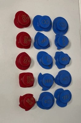 Juego de 15 levas de costura decorativas de colección para modelo blanco 6477. Sin caja Foto 1 de 4