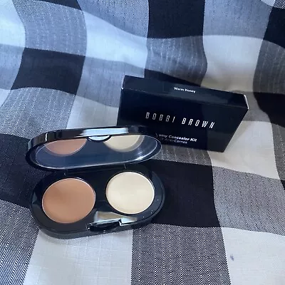 BOBBI BROWN Creamy Concealer Under Eye Kit Warm Honey New in Box Cover Cream - Image 1 of 4