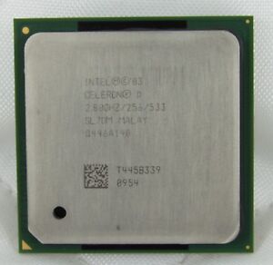 SL7DM Intel Celeron D 335 Processor RK80546RE072256 BX80546RE2800C Socket 478