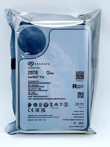 ST20000NT001 Seagate Ironwolf Pro 20TB 3.5 256M Enterprise NAS SATA Hard Drive - Afbeelding 1 van 6