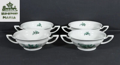 Rosenthal Maria 4 sopas creme sem pires 1 7/8" de altura 7" alça para manusear - Imagem 1 de 4