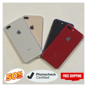 Apple iPhone 8 Plus Screen 5.5" SmartPhone 64GB Unlocked Verizon Battery Good - Picture 1 of 9