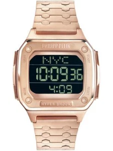 Reloj PHILIPP PLEIN HYPER SHOCK PWHAA0721 Acero Gold Rose Chrono Alarm - Imagen 1 de 1