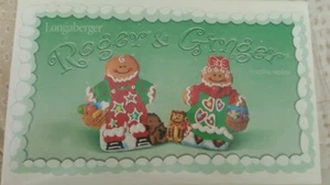 Longaberger Roger and Ginger Cookie Molds NIB - Picture 1 of 4