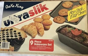 Bake King Ultra Slik 9 Piece Bakeware Set Non Stick New In Box - Picture 1 of 4