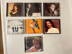 Phil Collins Yanni Rod Stewart U2 Michael Bolton 7 CD Lot Work Great! Original! - Picture 1 of 3