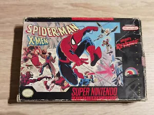 SIPDER Man X-Men SIPDERMAN X MEN Arcade's Revenge SNES Super Nintendo NES USA - Picture 1 of 8