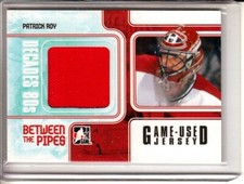 2010-11 ITG Decades 1980s Between The Pipes Jerseys Black #BTPJ01 Patrick Roy