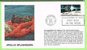 Apollo 15 Splashdown August 7 1971 Cape Canaveral - Picture 1 of 1