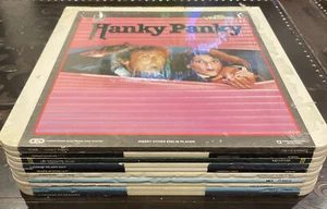 CED Video Disc 10 Movie Lot: Drama Romance Action Comedy RCA Selectavision Set - Picture 1 of 6