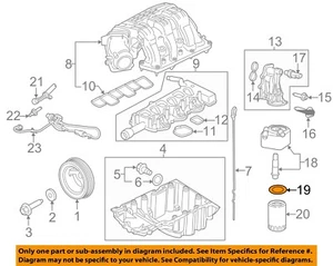 FORD OEM 11-19 Escape Engine Engine Parts-Oil Cooler Gasket BE8Z6L621A - Picture 1 of 2