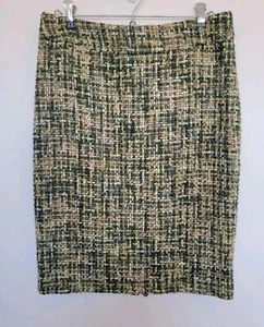 NUEVO CON ETIQUETAS Jones New York Mujer Hasta la Rodilla Tweed Falda Lápiz Talla 6 - Imagen 1 de 10
