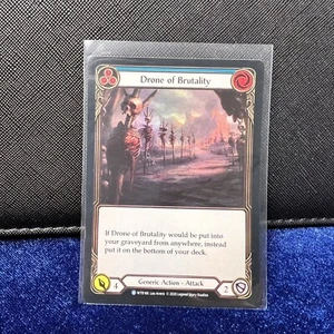 Drone of Brutality Blue Flesh And Blood Foil WTR166 Bienvenido a Rathe Unlimited - Imagen 1 de 2
