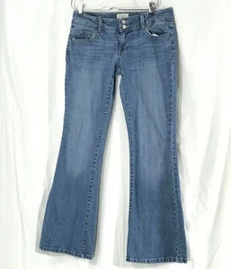 Aeropostale Haley Flare Womans Denim Blue Jeans Juniors Size 9/10 - Picture 1 of 7