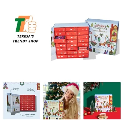 Advent Calendar 2024 Tea Bags 240g/8.47oz Limited Edition Holiday Gift Box - ... - Image 1 of 4