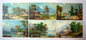 Set of 6 RAPHAEL TUCK & SONS POSTCARDS - Continental Series 4110, 1903 - Picture 1 of 5