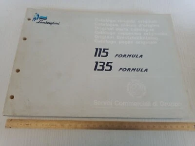 catalogo parti di ricambio originale trattore Lamborghini 1990 115 135 Formula - Immagine 1 di 4