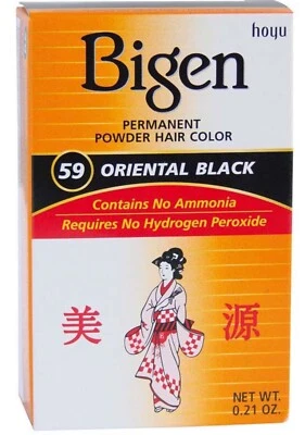 Bigen Powder Hair Dye Permanent Easy Quick, Just Add Water NO AMMONIA