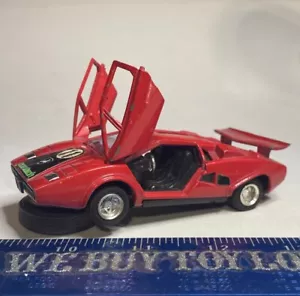 SHINSEI MINI POWER JAPAN 406 LAMBORGHINI COUNTACH - RED 1:38 - Picture 1 of 9