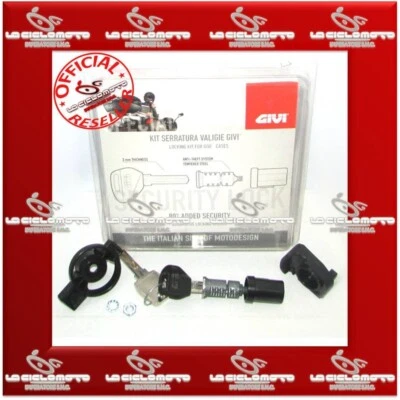 GIVI KIT SERRATURA CHIAVE SECURITY LOCK SL101 X BAULETTO E VALIGIE TRK52 V47 - Imagen 1 de 4