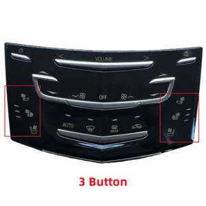 1 x 3 Button Seat Light Type Air Conditioning Panel For Cadillac ATS SRX XTS CTS - Picture 1 of 7