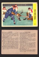 1958-1959 Parkhurst Hockey NHL Trading Card You Pick Single Cards #1 - 50 F/VG