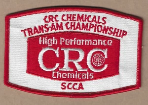CRC Chemicals Trans AM Championship SCCA Sports Car Club Of America 4 1/2" Patch - Picture 1 of 2
