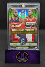 2014-15 Panini Spectra John Wall Bradley Beal Double Team Jerseys GOLD #'d 06/10