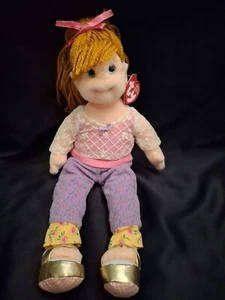 TY Beanie Boppers Rockin’ Rosie with Tag & Full oufit - Picture 1 of 3
