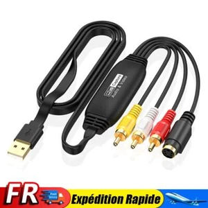 Carte de capture vidéo USB VHS TV DVD VCR VHS vers convertisseur numérique (conn - Photo 1/8