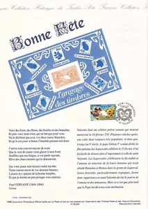 Document philatélique 1er jour 40- 1998 Bonne Fête Langage des Timbres - Picture 1 of 1